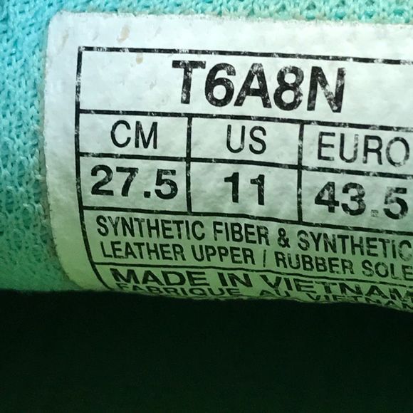 Asics GT-1000 Blue/Green Athletic Running Shoes T6A8N Women’s Size 11 - Picture 11 of 12